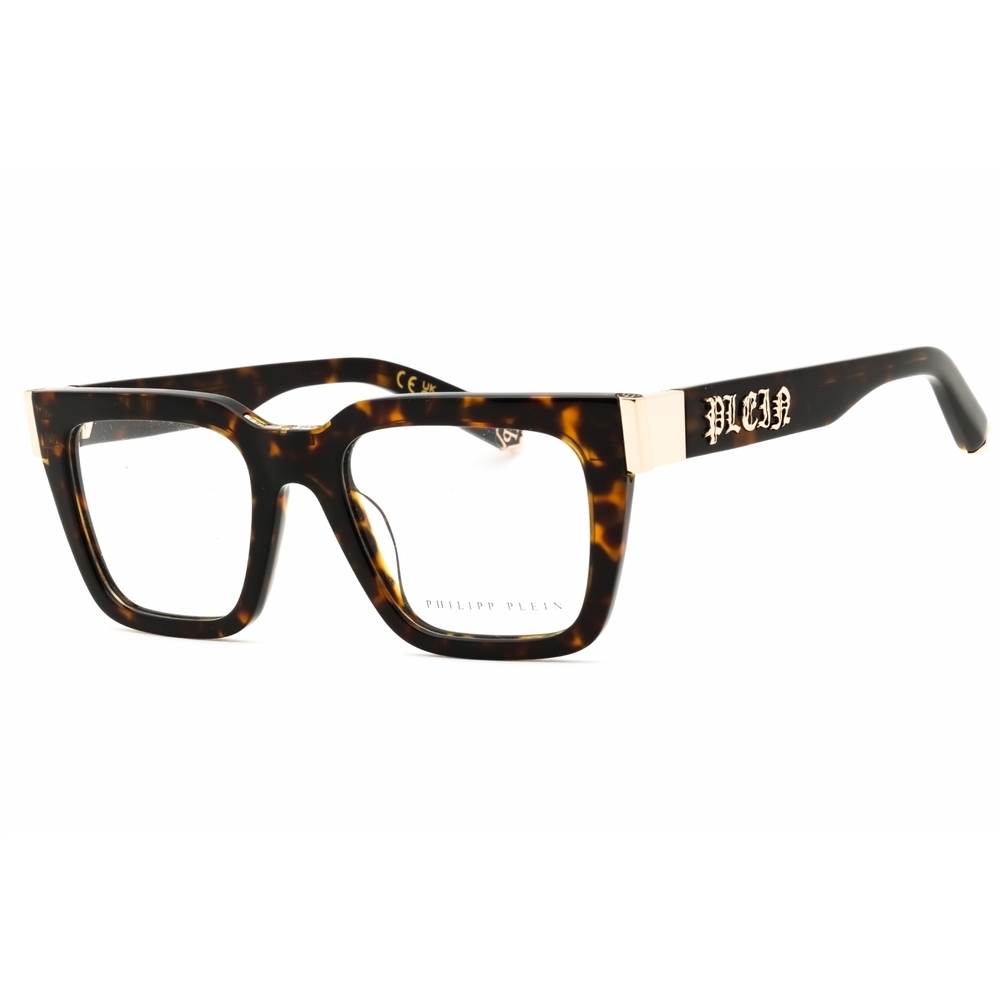 Philipp Plein VPP112M Eyeglasses Dark Havana Acetate Rectangular